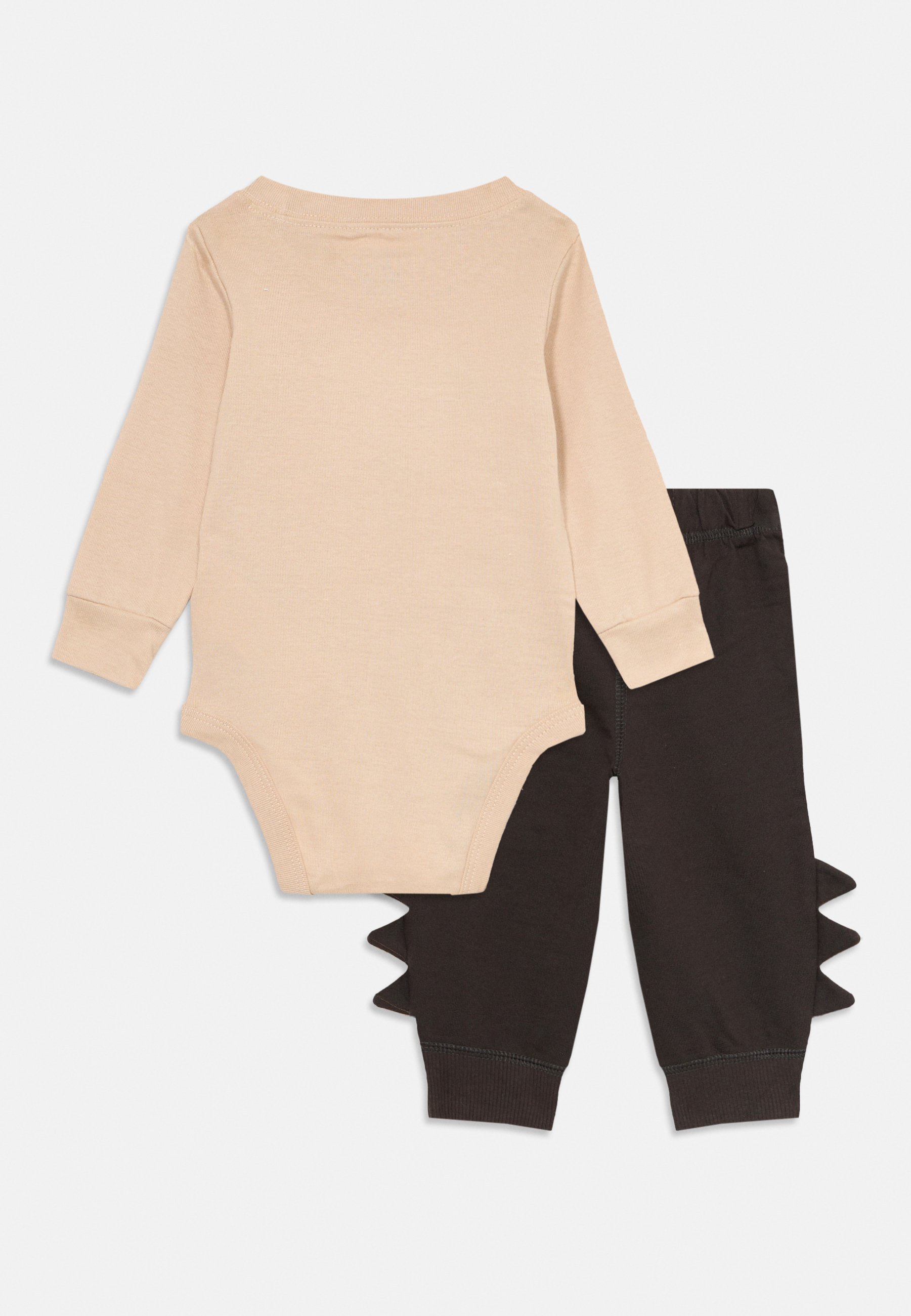Ensemble body et pantalon Carter's - Haut à manches longues - blanc cassé/anthracite