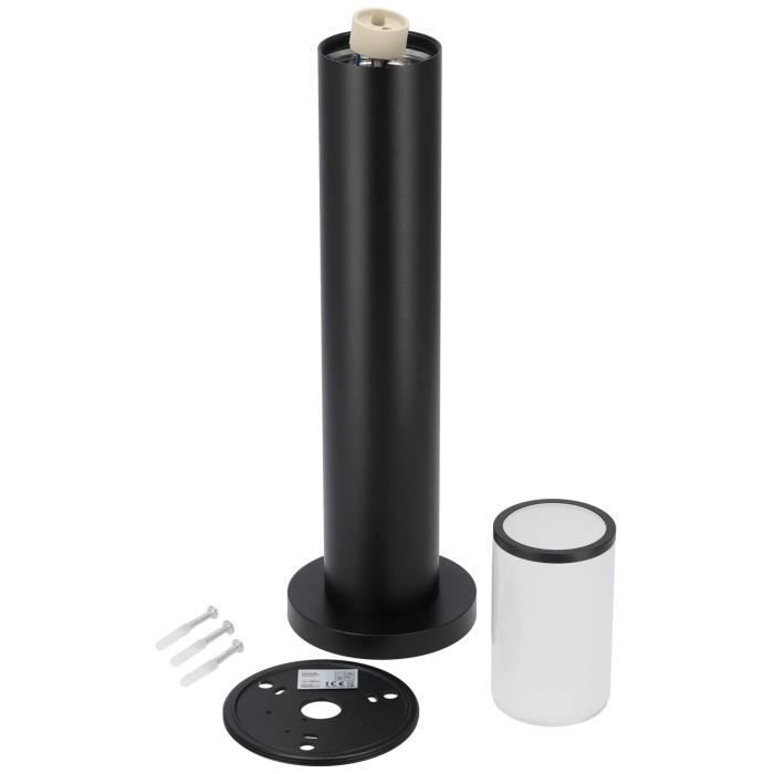 Poste de jardim - Linha Garden - TULIS OV 40 - Preto - IP54 - Metal