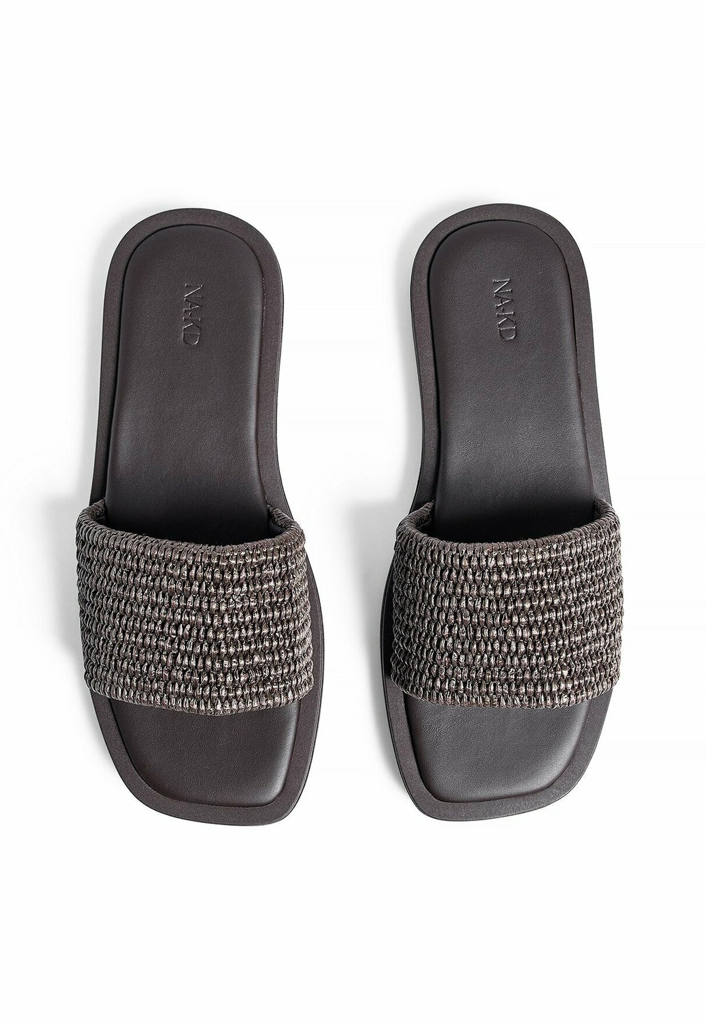 NA-KD Mules - dunkelbraun