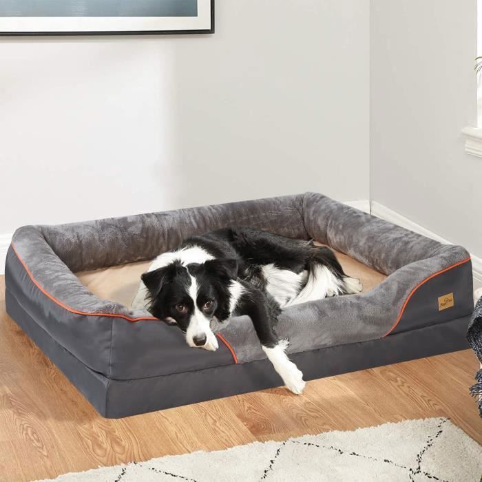 Orthopedic Dog Bed - UNHO - XL - Removable Cover - Washable - 97x72x29cm