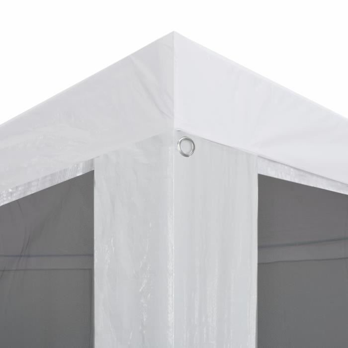 MAISON | Tonnelle de jardin Tente de réception | Tonnelle de réception Barnum avec 8 parois en maille 9 x 3 m Classique | 50301