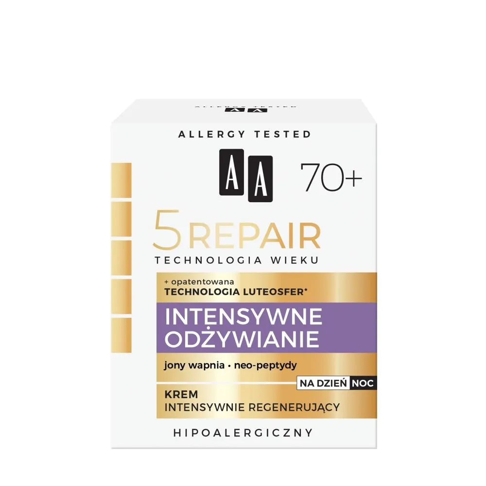 AA Technologia Wieku 5Repair 70+ Intensywne odżywianie dzienno-nocny krem intensywnie regenerujący