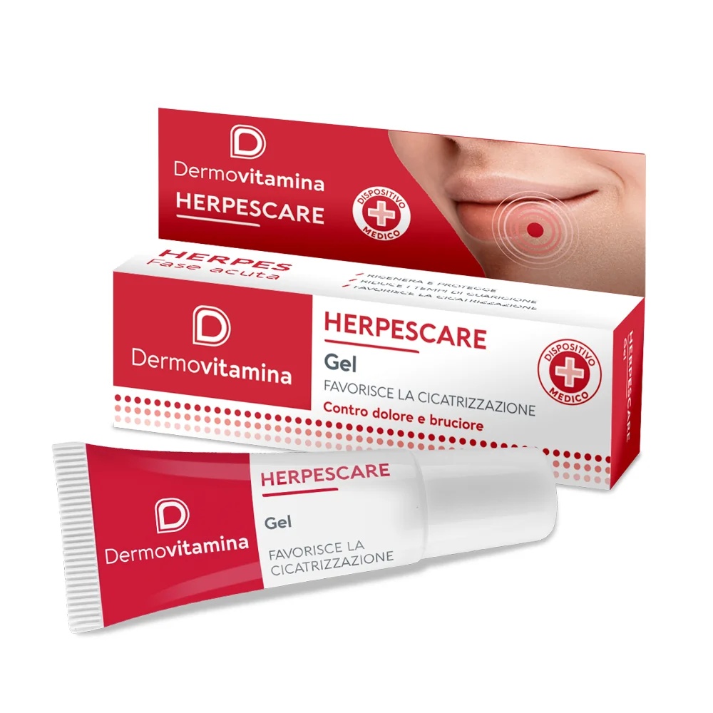 DERMOVITAMINA Dermovitamina Herpes Care Lip Regenererende lippengel 8 ml tegen pijn en branderig gevoel
