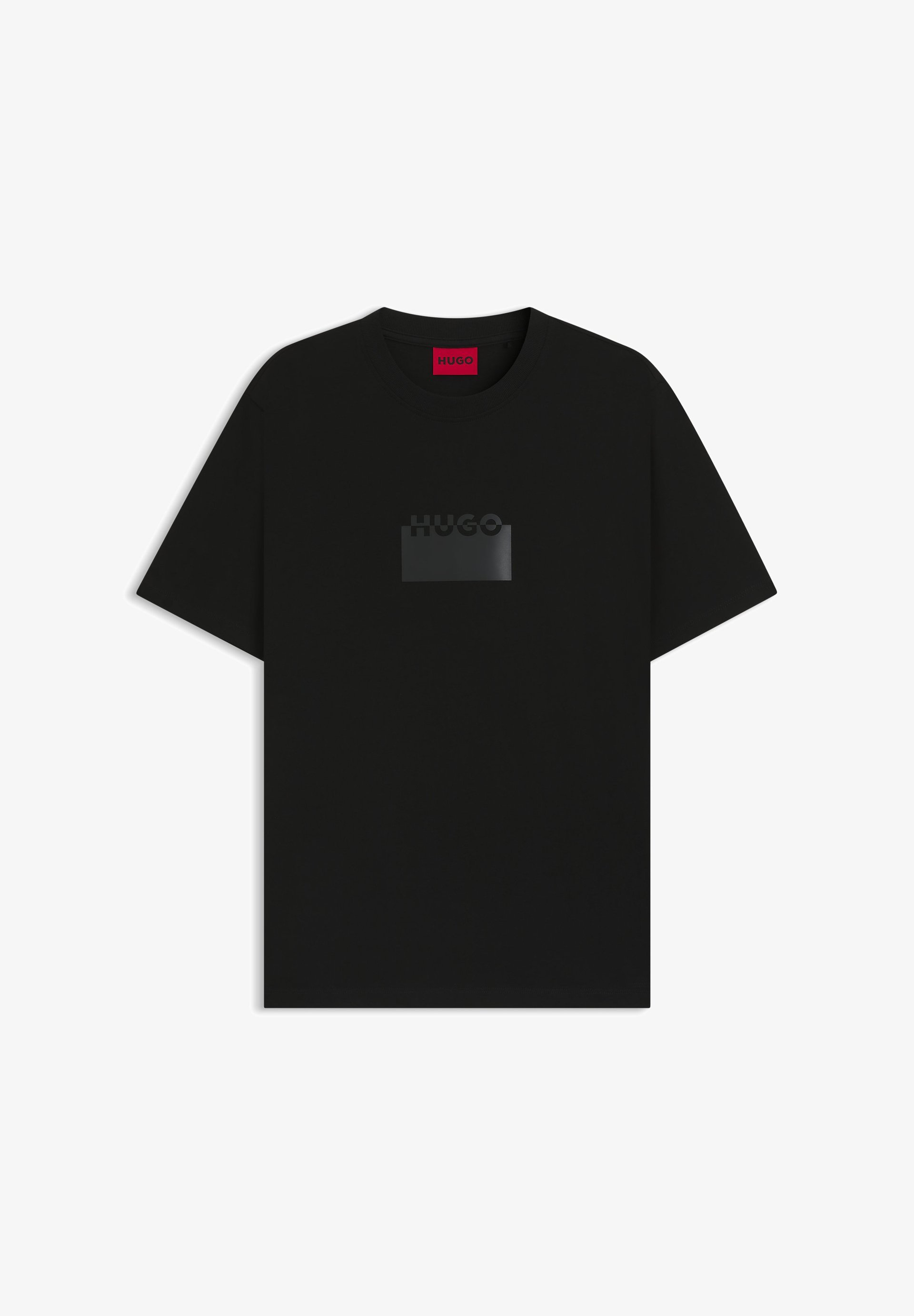 HUGO DELASTIO - Triko s potiskem - black