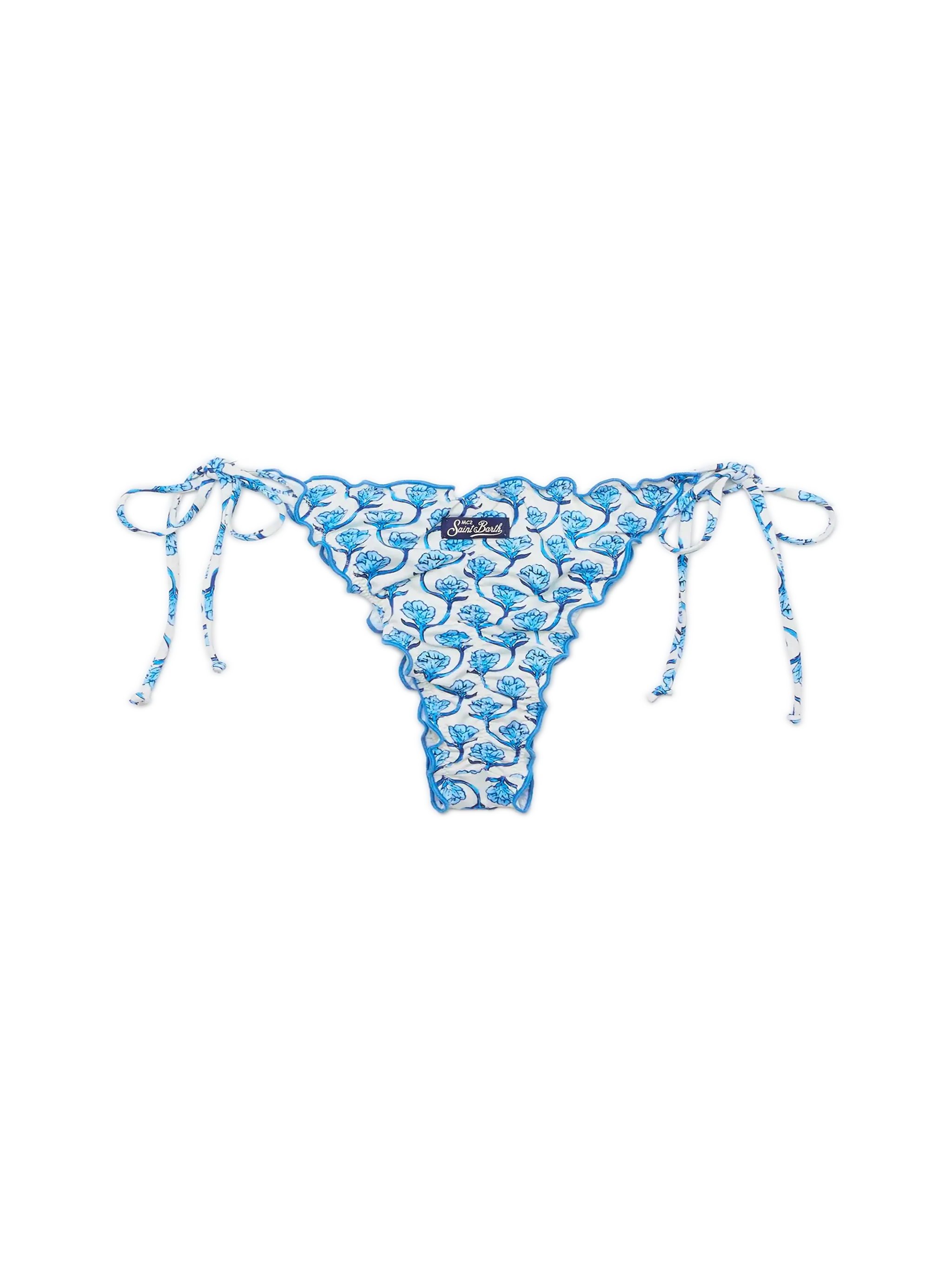 Slip de bain Miami à imprimé floral et coupe échancrée