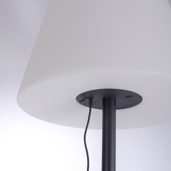 Επαναφορτιζόμενη επιδαπέδια λάμπα LED Holly με λειτουργία RGB