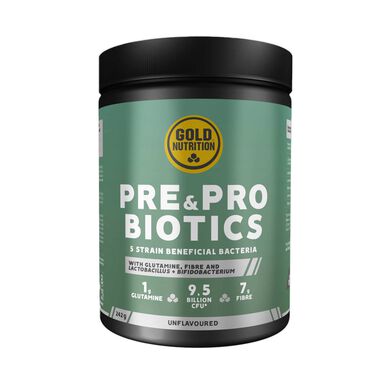 GOLDNUTRITION Pre&Pro Biotics beskonis papildas virškinimo sveikatai palaikyti 242 g