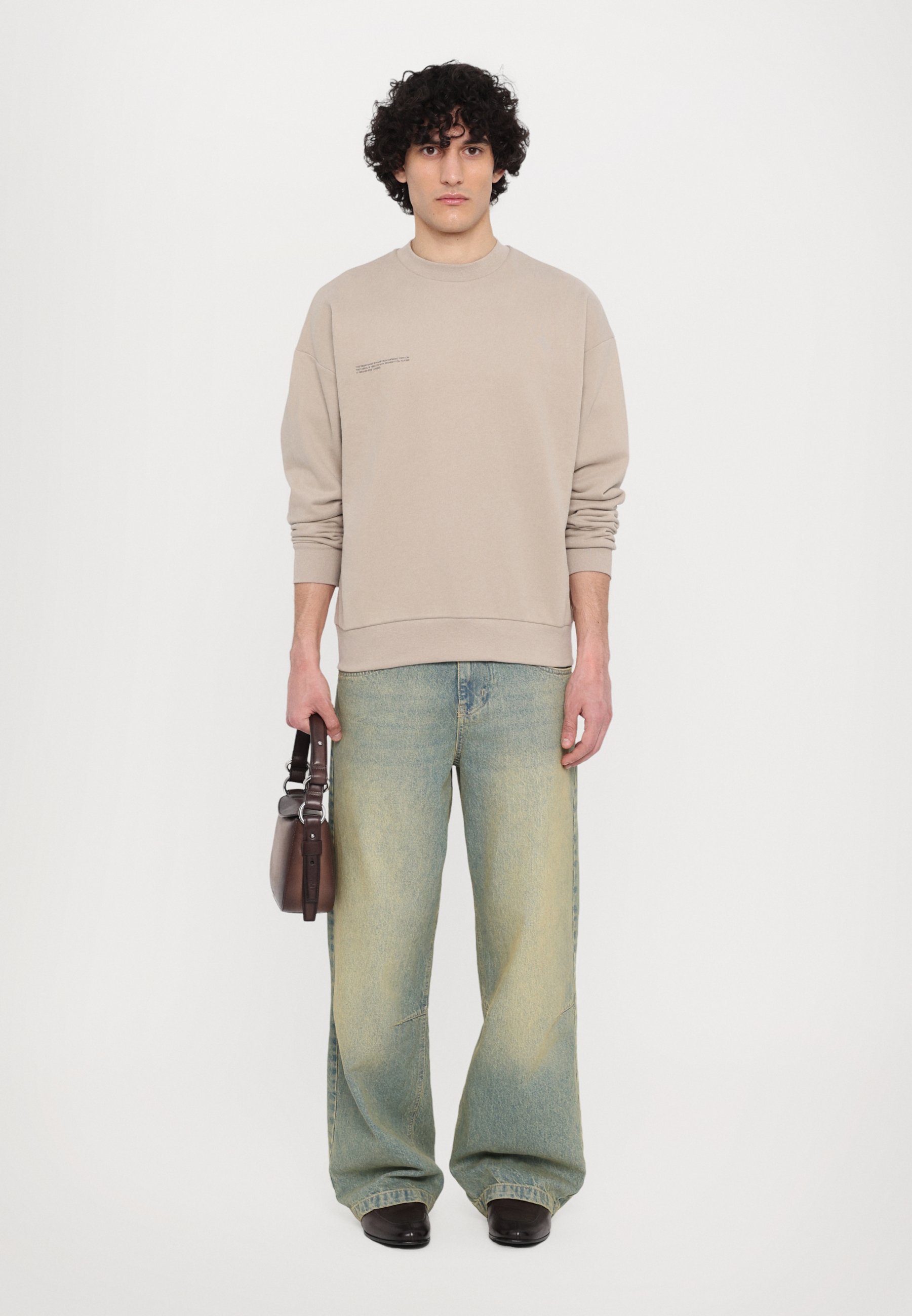 PANGAIA MIDWEIGHT UNISEX - Sweatshirt - steen