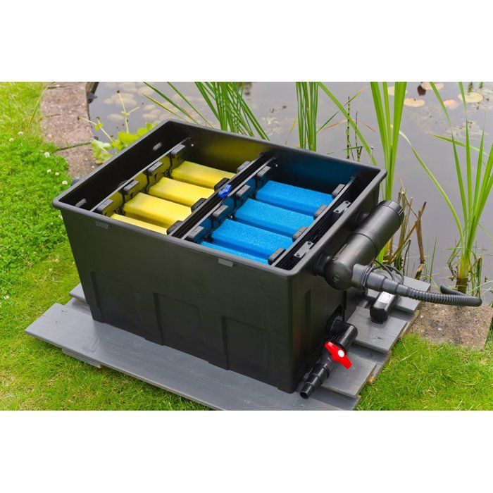 Schwerkraft-Teichfilter – UBBINK – SmartClear 12000 BasicSet – 18 W UV-C – 120 l Fassungsvermögen – 12000–24000 l