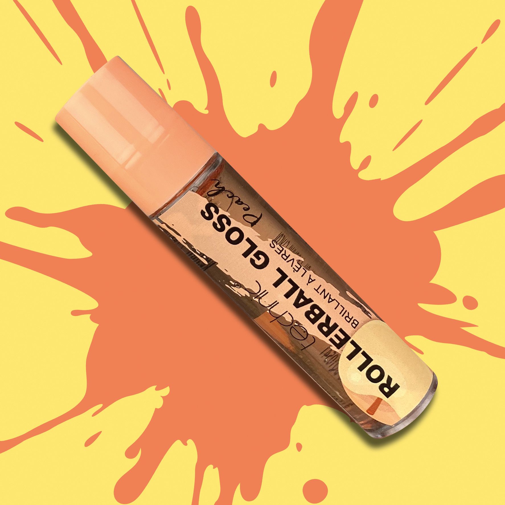 „Peach Rollerball“ lūpų blizgis Lūpų balzamai, drėkikliai ir priežiūros priemonės