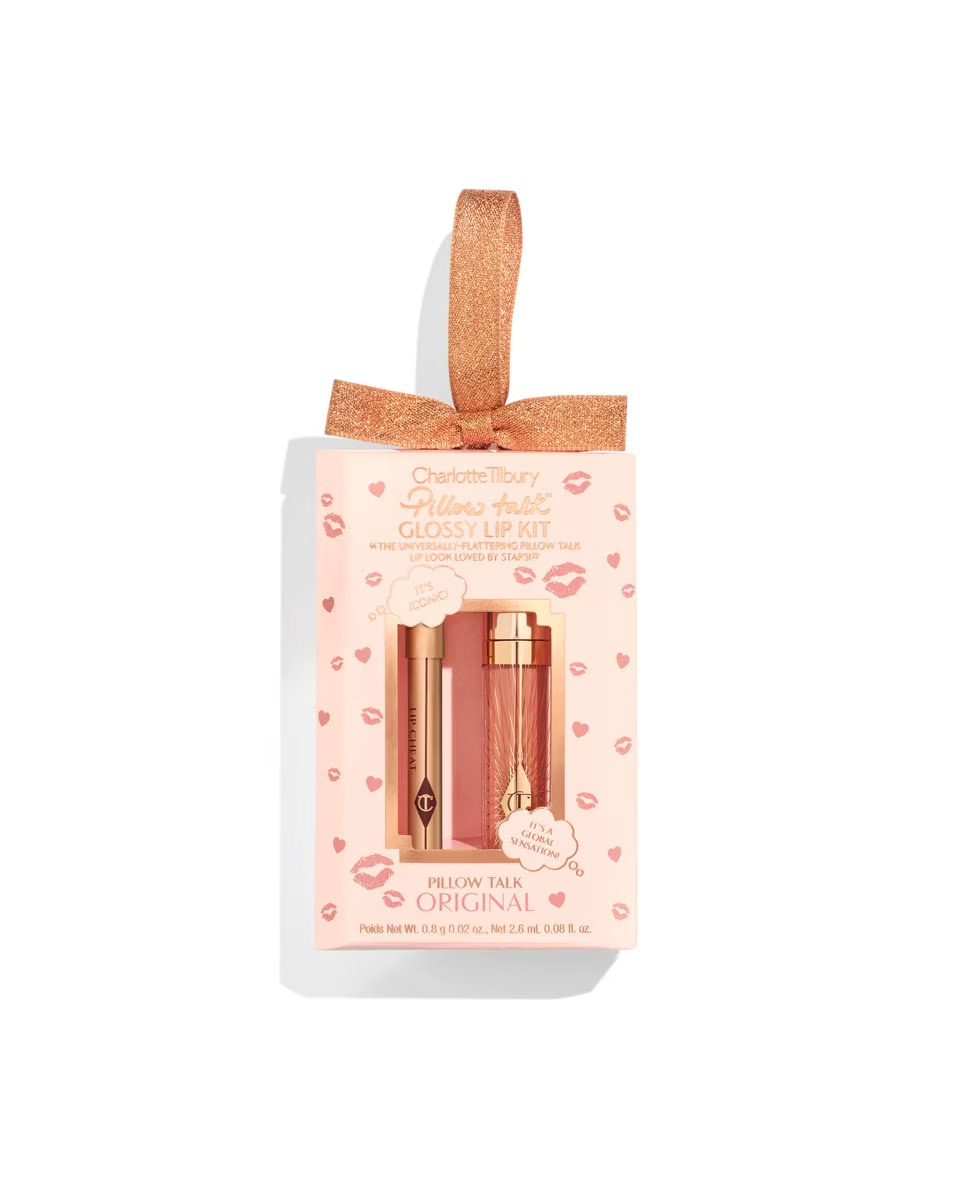CHARLOTTE TILBURY Kolagena kopel za ustnice PILLOW TALK MINI GLOSSY LIPS DUO - ORIGINAL