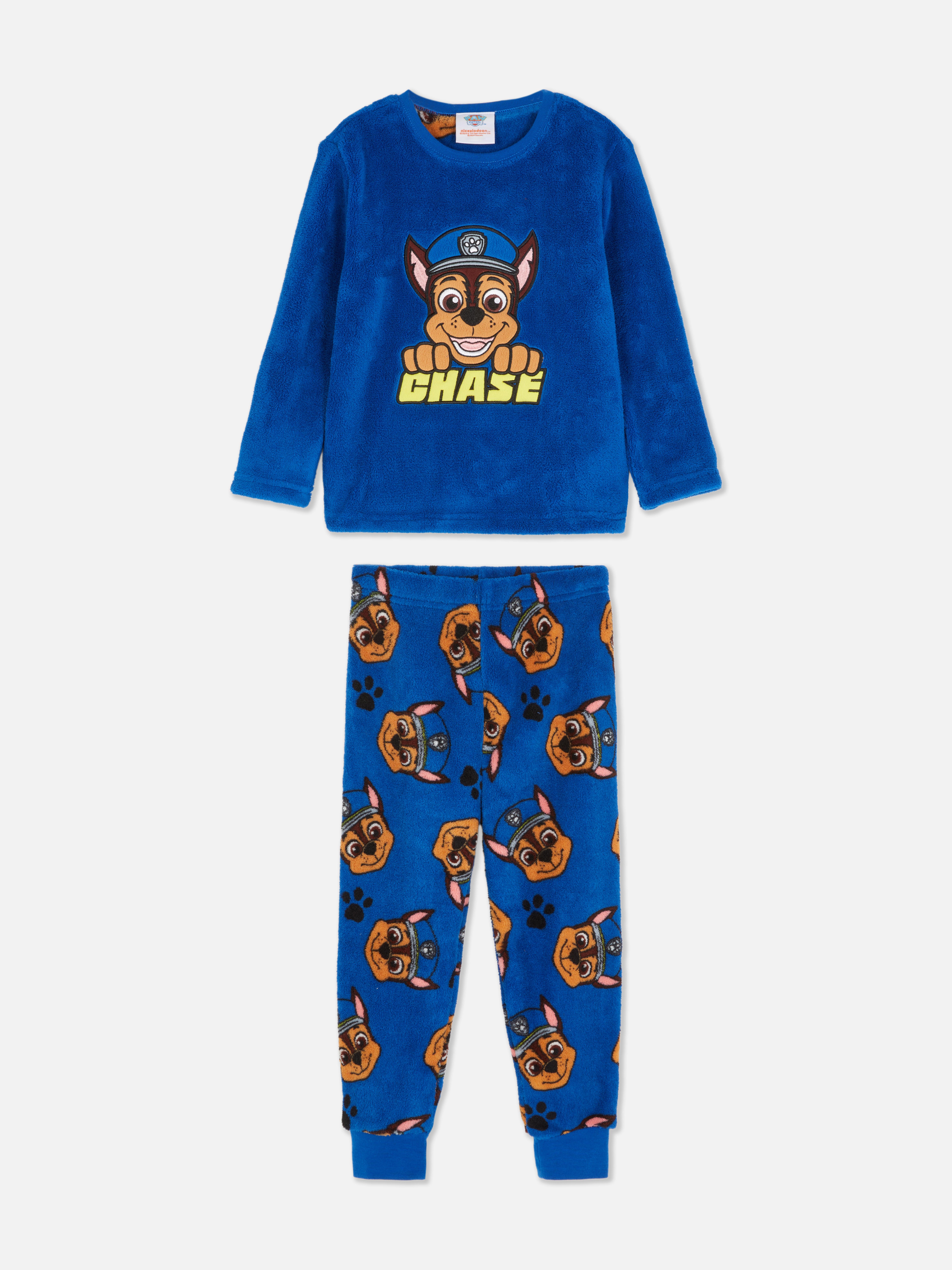 Pijamale lungi din fleece cu imprimeu PAW Patrol