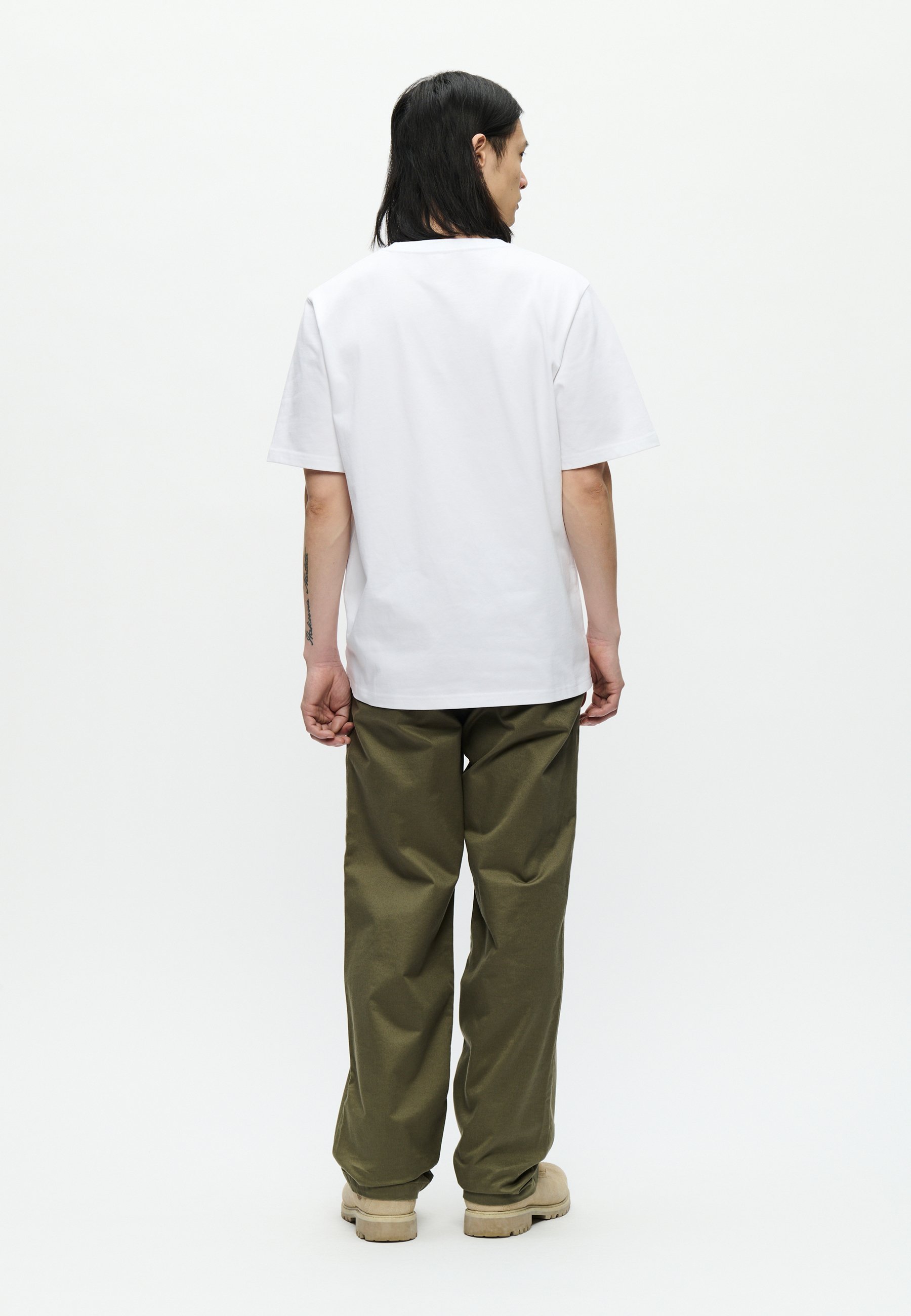WOOD WOOD Basic T-shirt - helderwit