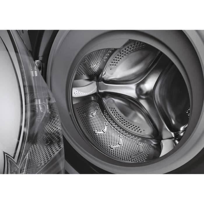 Lavatrice a carica frontale CANDY CSS1410TWMCBE/FR - 10 kg - Induzione - Vapore - 1400 giri/min - Classe energetica A - Programmi rapidi - Nera