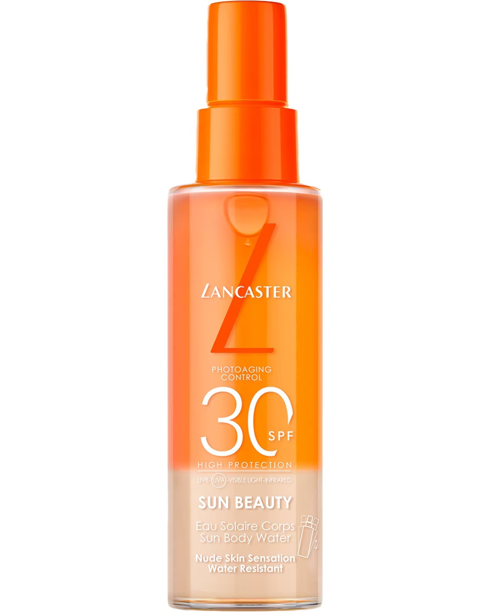 LANCASTER Sun Beauty saules aizsargkrēms ķermeņa ūdens ar SPF30