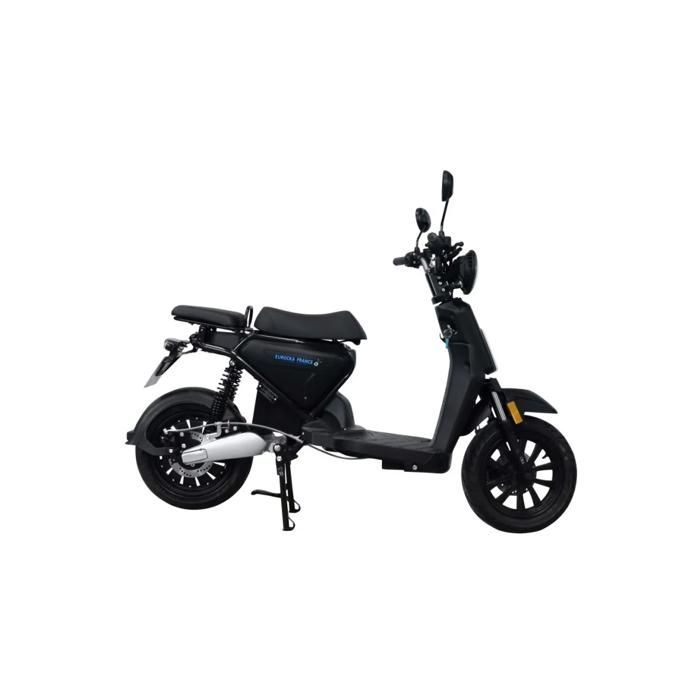 CKA C1 50cc Electric Scooter - Two-seater, Lithium battery - Color: Black, Battery: 60v29Ah