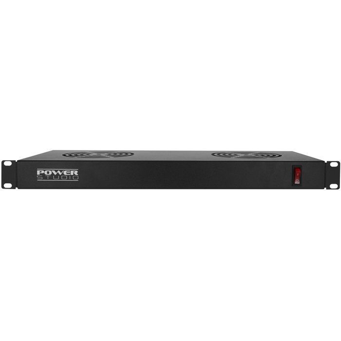 Power Studio PLR-2FAN 1U Studio cabinet