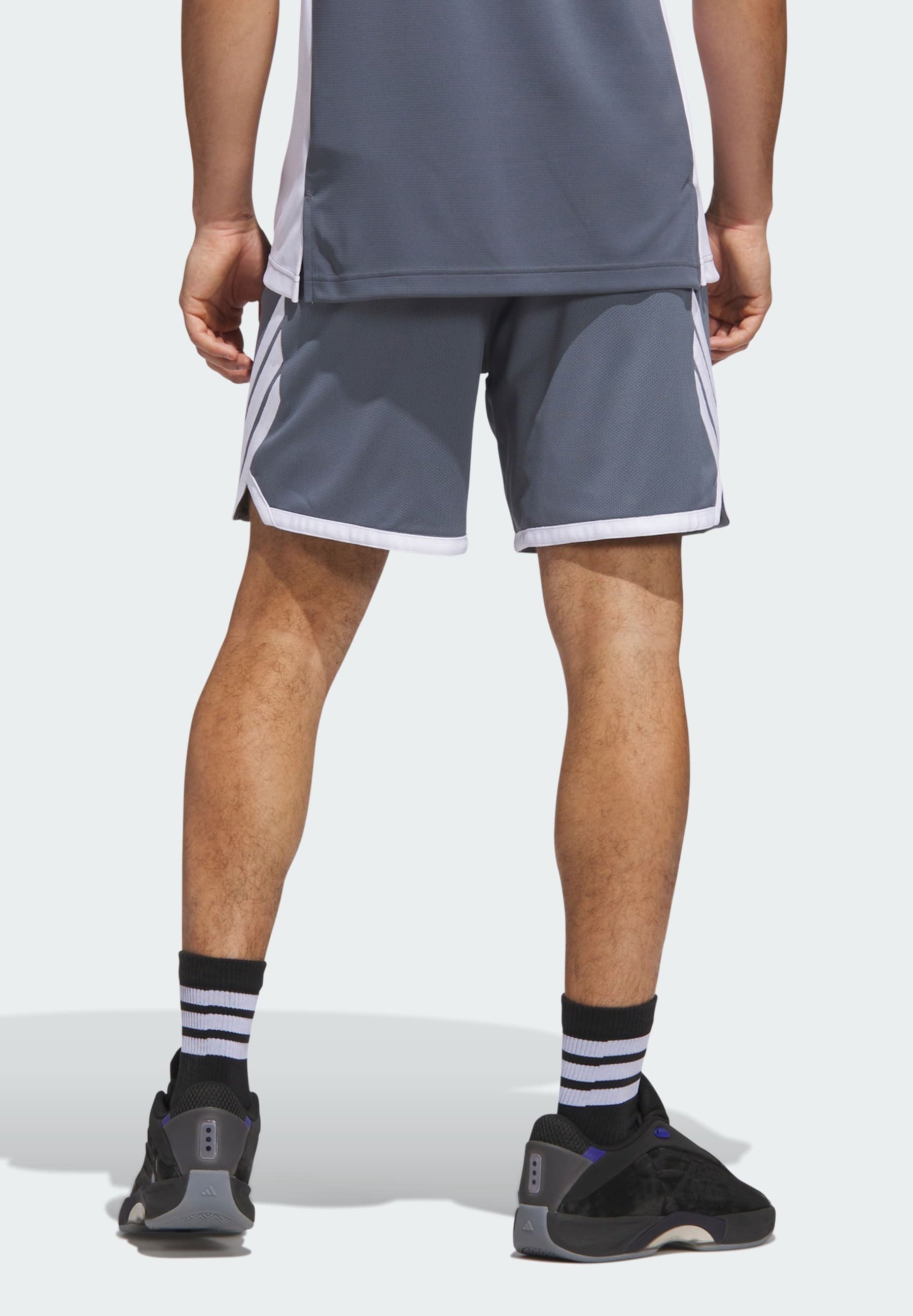 adidas Performance Sportshorts – Grau/Weiß