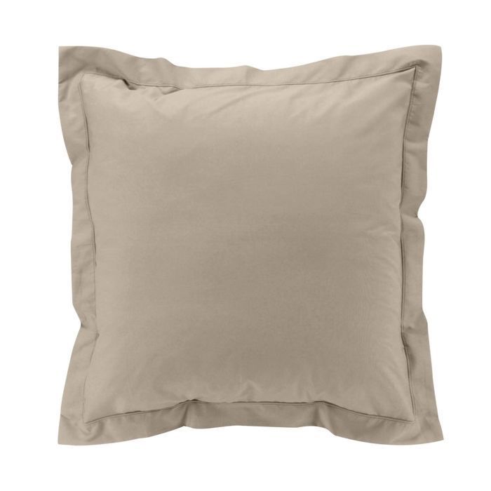 Square pillowcase 63x63 cm - 100% cotton percale - Sand