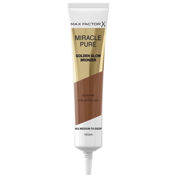 Max Factor Miracle 002 бронзер за средњи до дубоки сјај чистог златног сјаја, 15 мл