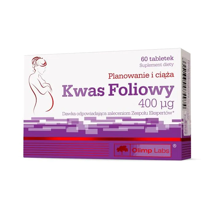 Olimp Kwas Foliowy 400μg, Planowanie i ciąża, Tabletki