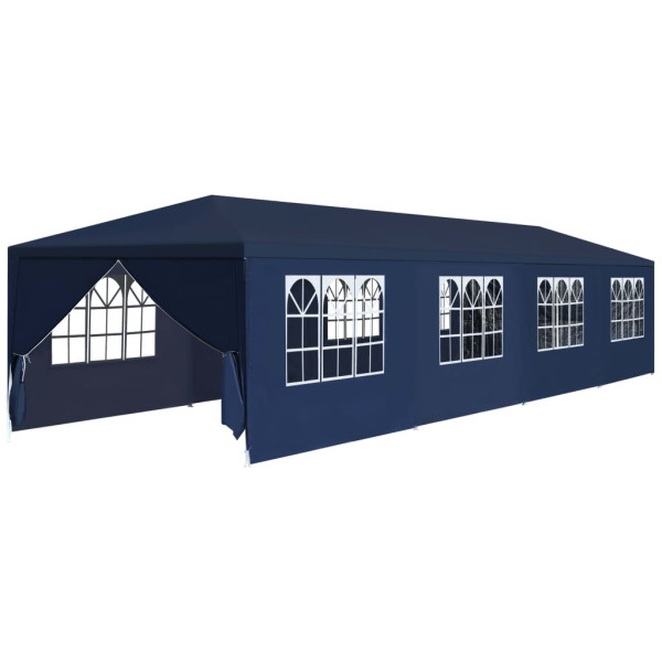 Namiot ogrodowy Niebieski 3 x 12 m Tkanina vidaXL