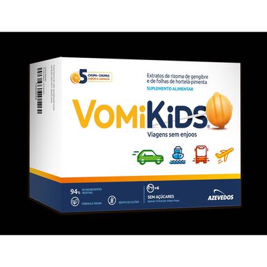 Vomikids VomiKids Tikkarit Pahoinvointi 5 tikkaria 5 tikkaria