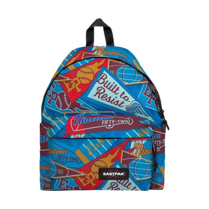 Mochila acolchada EASTPAK Pak'r Clash azul con 1 compartimento.
