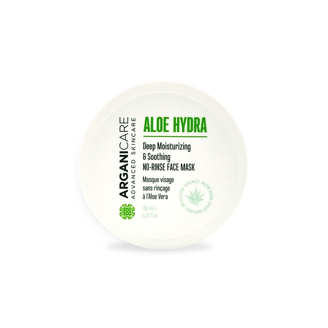 Soin visage Arganicare Aloe Hydra Masque hydratant et apaisant en profondeur - 150 ml