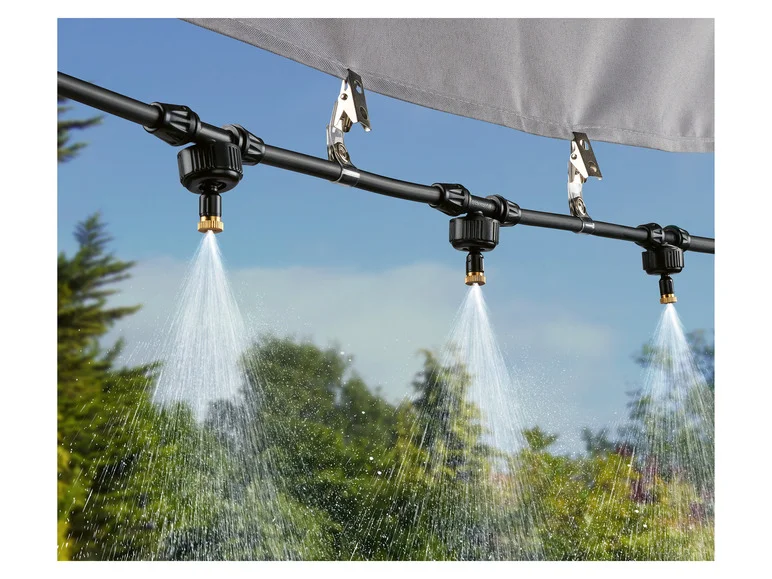 Systemy PARKSIDE® asigură răcire și irigare prin pulverizare.