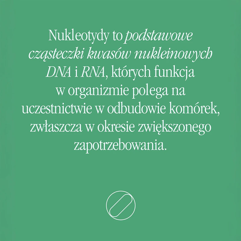 Cápsulas do suplemento alimentar NucleoMe da Health Labs Care para fortalecer o sistema imunológico.