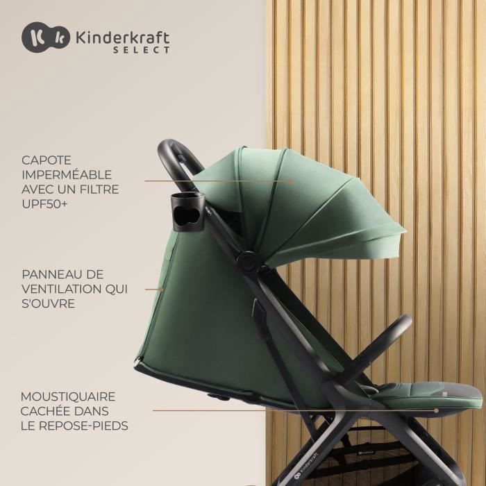 KINDERKRAFT - Nubi 2 Gray Stroller