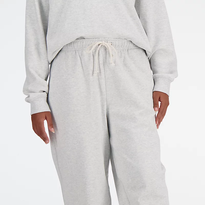 Damskie spodnie dresowe French Terry Joggers - ASH HEATHER