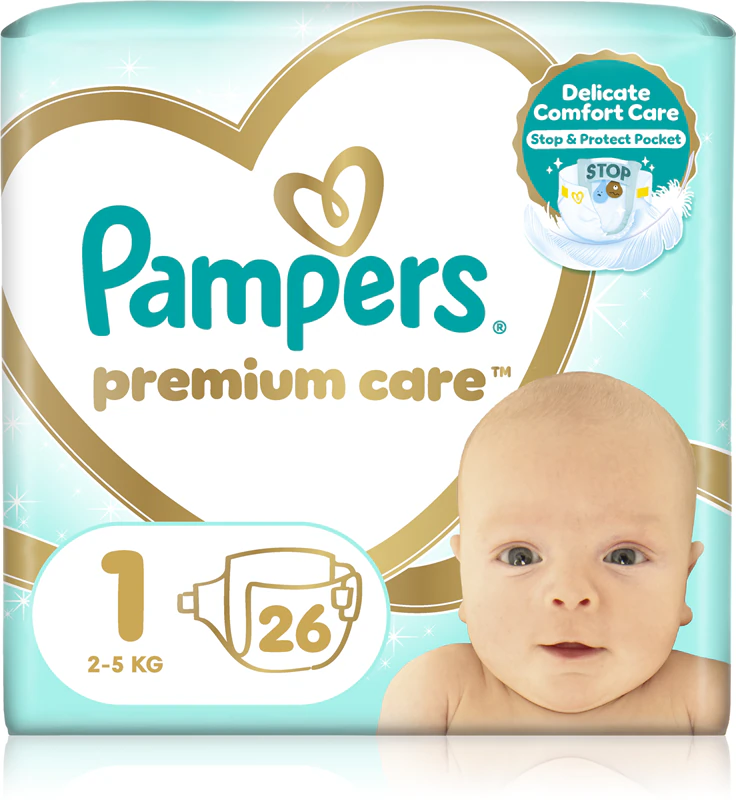Fraldas descartáveis Pampers Premium Care tamanho 1