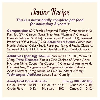 Recette pour seniors de Lily's Kitchen
