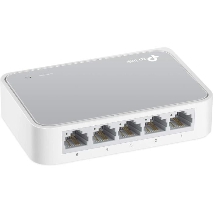 Switch de escritorio TP-LINK de 5 puertos 10/100 Mbps -SF1005D