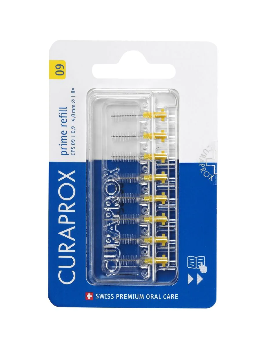 Curaprox CPS 09 Prime Refill - szczoteczki międzyzębowe 8 szt.