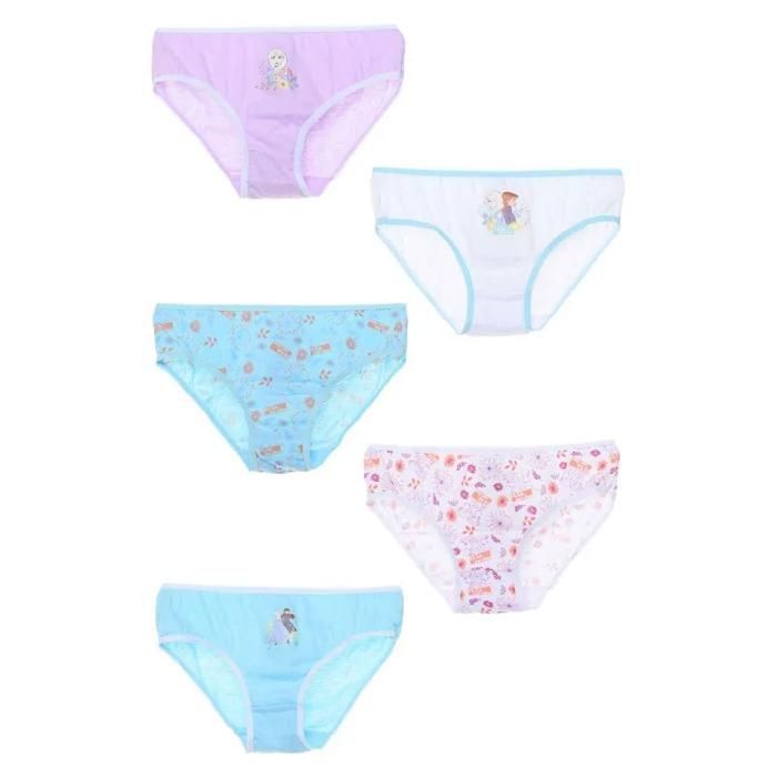 Conjunto de 5 bragas de algodón para niñas de Disney 