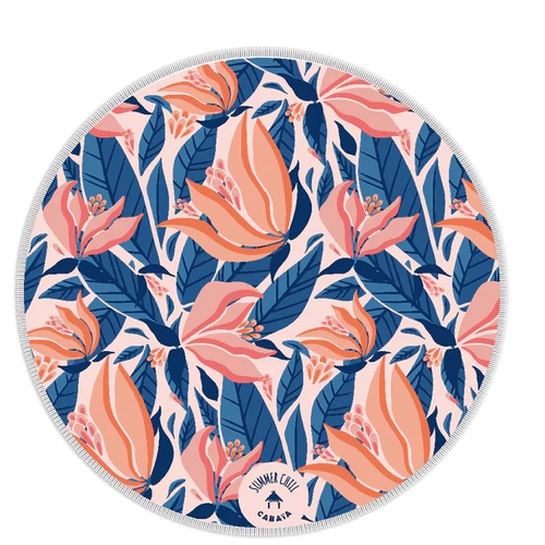 Cabaia Bora Bora rosa rund serviett