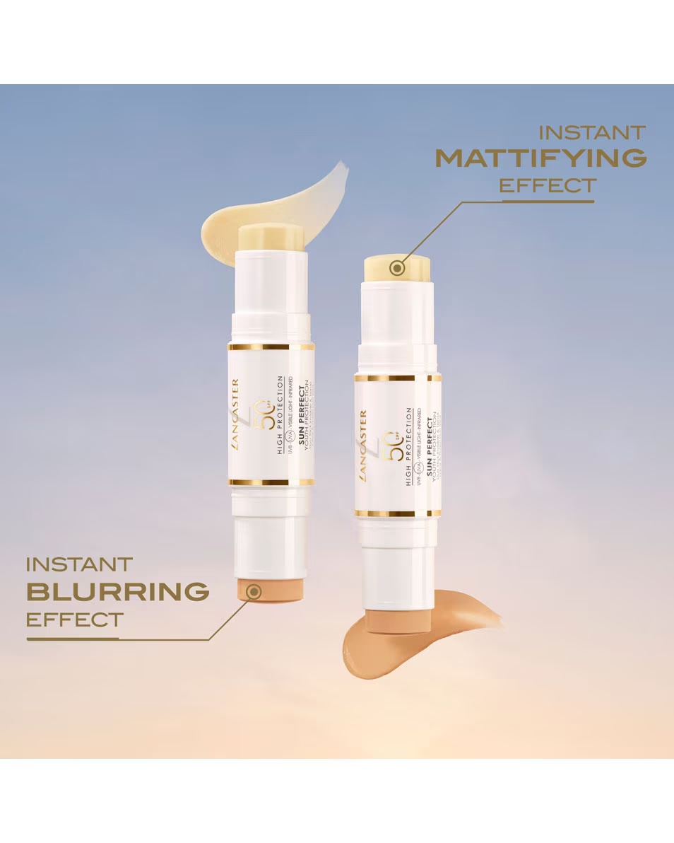 LANCASTER Sun Perfect Stick transparent și colorat SPF50