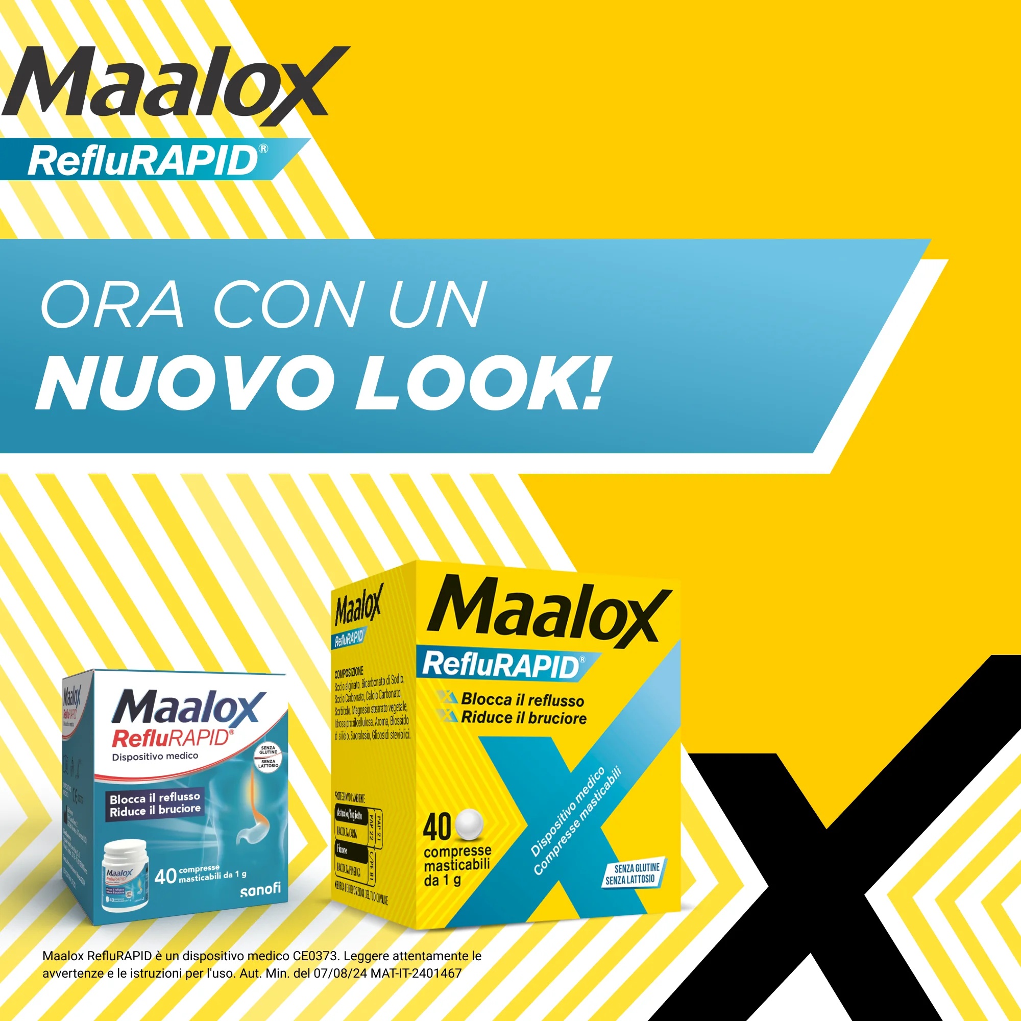 MAALOX Maalox Reflurapid 40 kauwtabletten voor reflux en brandend maagzuur