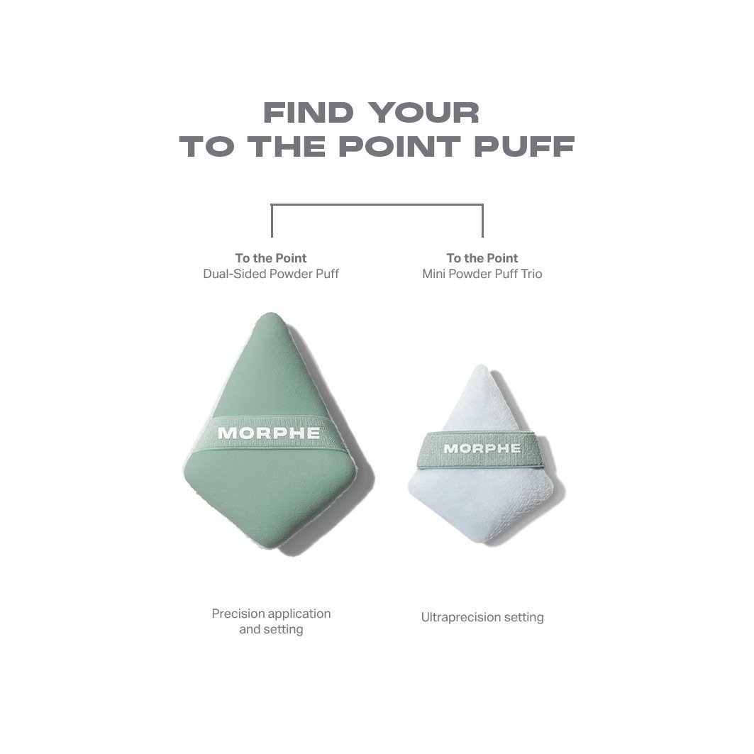 Morphe puder za puder “To The Point”, dvostranski – 1 kos