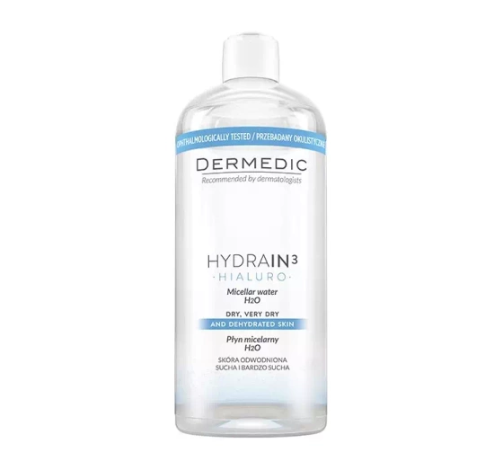 Dermedic Hydrain3 Hialuro płyn micelarny H2O 500 ml