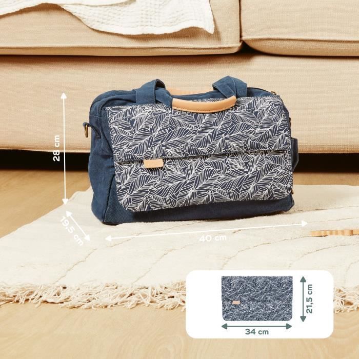 Borsa fasciatoio Babymoov Day to Day - Alla moda e funzionale, capacità 23 litri, tasche multiple, 6 accessori inclusi, palmare