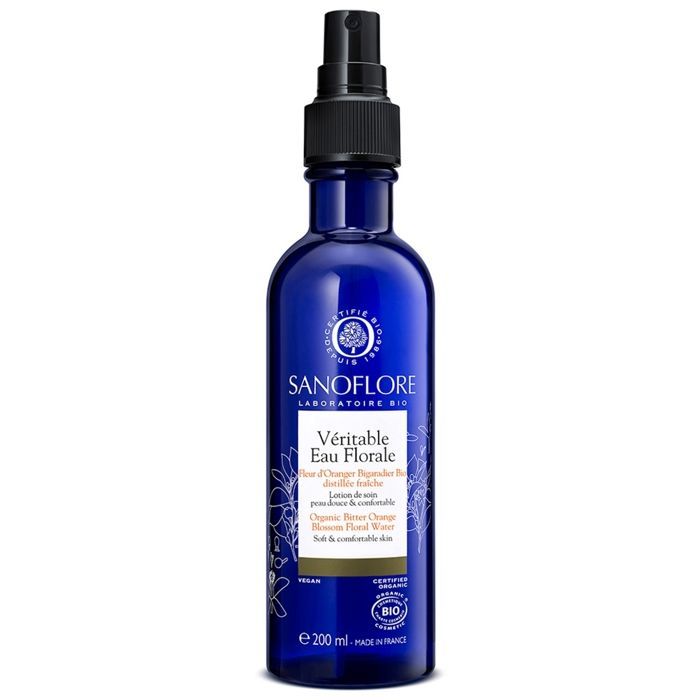 Eau florale d'oranger - Sanoflore - Lotion tonique naturelle pour le visage - 200ml - Adulte - Femme