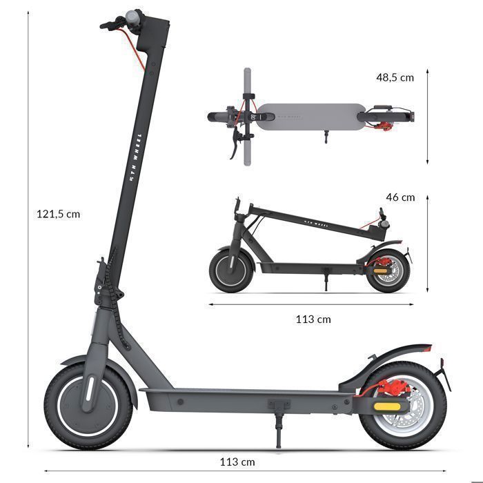 5THWHEEL - Trottinette électrique adulte  Pliable - 10