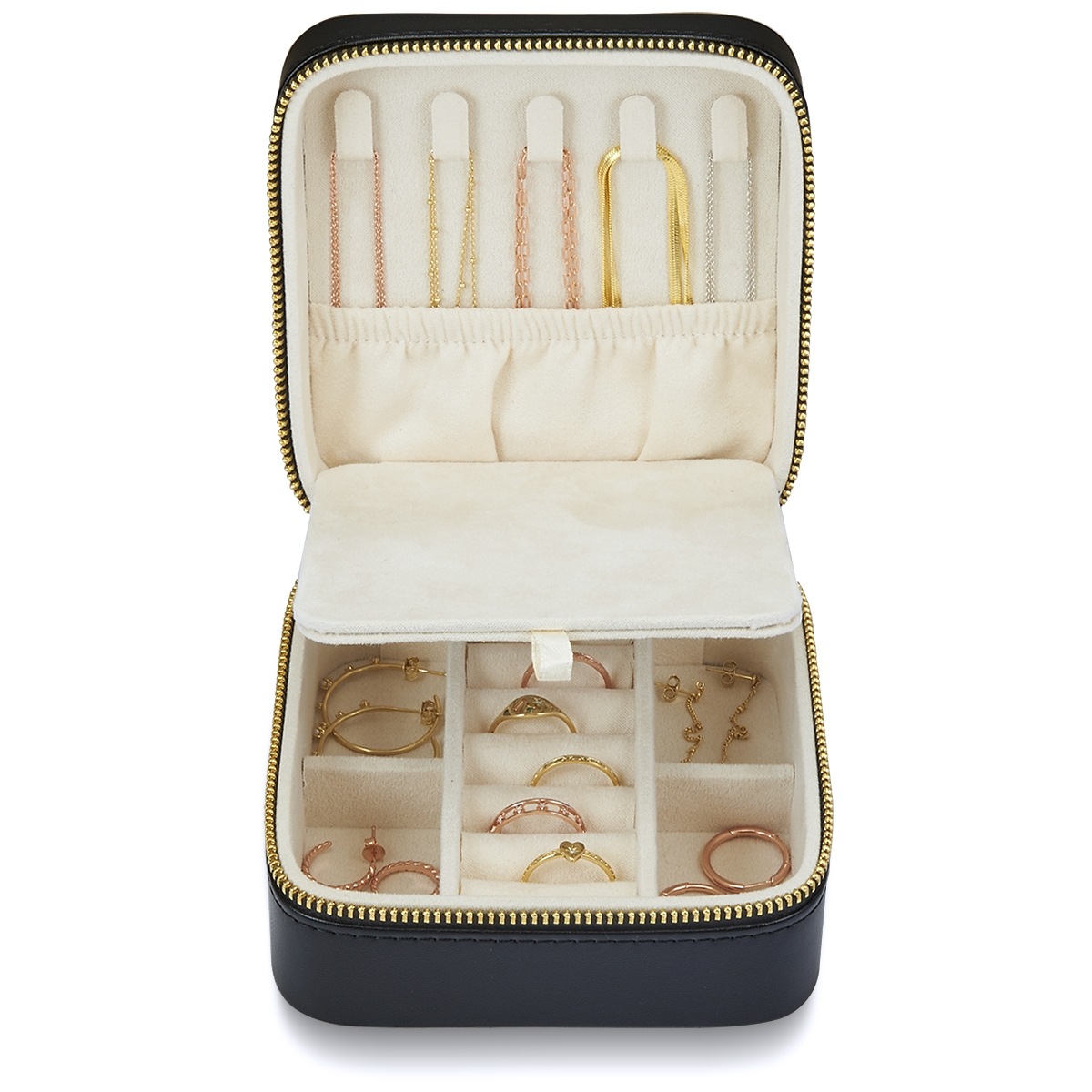 Glanzstücke Munich Reisetasche, Kunstleder, Schwarz - 11,5 cm