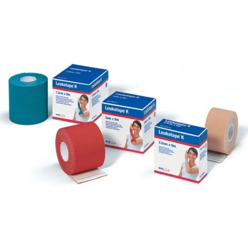 LEUKOPLAST Leukotape K tape 7,5 x 500 mm, couleur bleue