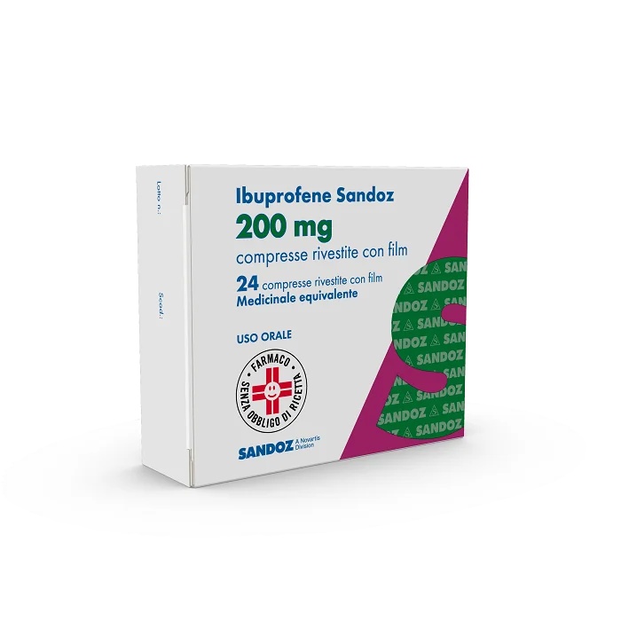 SANDOZ Ibuprofen Sandoz 200 mg 24 Filmtabletten