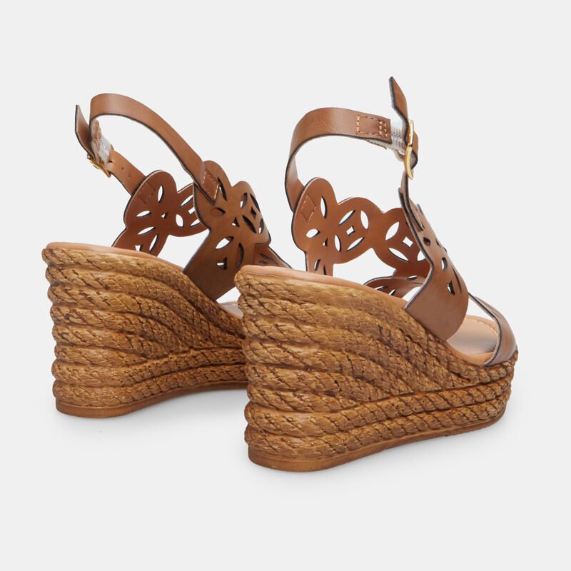BATA dames sandaal met sleehak van 8 cm